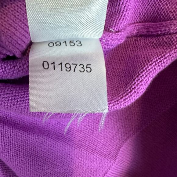 Chadwicks of Boston Purple Long Button-up Y2K Cardigan - Size 1X - Picture 5 of 7